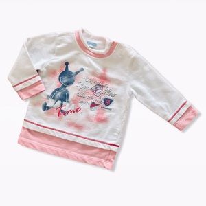 Italian Balducci Graphic Long Sleeves Tee Top